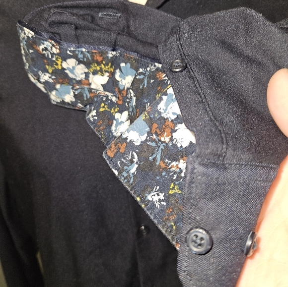 Denim & Flowers Womans Long Sleeve Button Up Blouse Size Xl - Picture 4 of 12